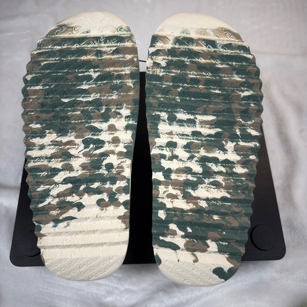 Quiksilver Cloudbreak Tie-Dye Slide Sandals Comfort Cushioned Beach Mens 10 New - Picture 4 of 6
